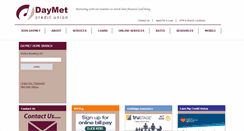 Desktop Screenshot of daymetcu.com